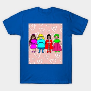 Colorful Retro Doll T-Shirt